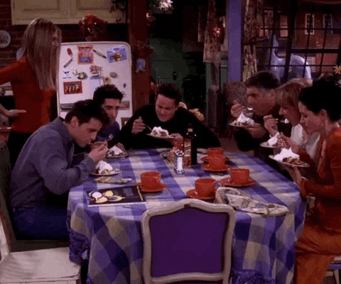 Giphy - Season 6 Eating GIF by Friends