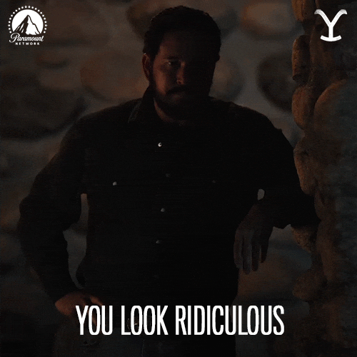 Giphy - You Look Ridiculous Paramount Network GIF by Yellowstone