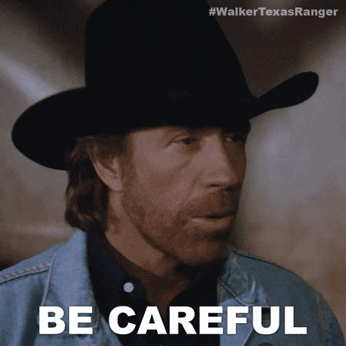 Giphy - Be Cautious Take Care GIF by Sony Pictures Television