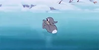 winter laughing GIF
