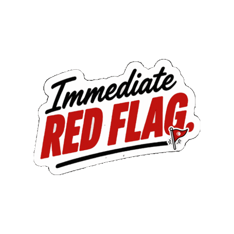 Red Flag Sticker by ROAR Active