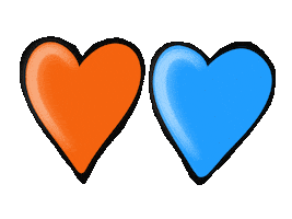 Blue Heart Sticker