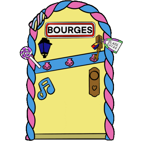 Puerta Bourges Sticker
