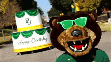 Happy Birthday GIF by Baylor University