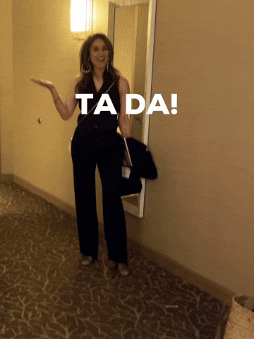 Ta Da GIF by jade. HOUSE of Style