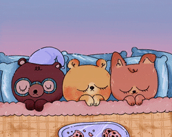 Tired Good Night GIF by Holler Studios