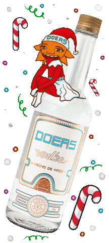 Feliz Navidad Christmas Sticker by Doers Vodka