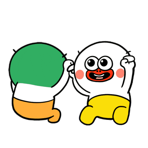 Happy Dance Sticker by kwaesam