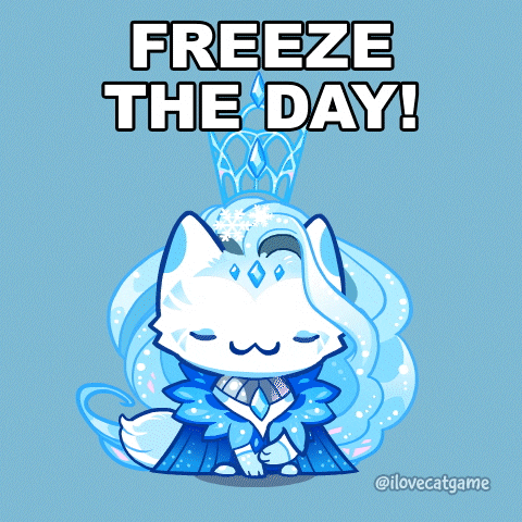 Freezing Let It Snow GIF by Mino Games