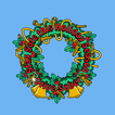Stay safe this holiday season wreath
