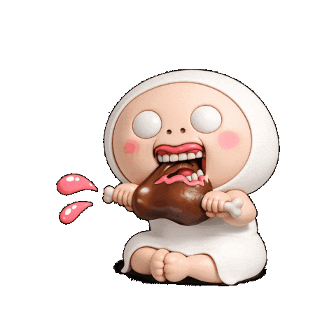 Meat Eating Sticker