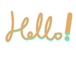 Text Hello Sticker