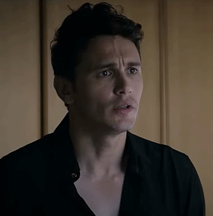 Shocked James Franco GIF