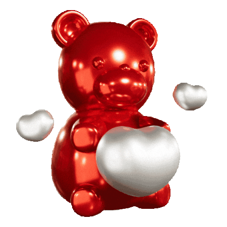 Bear Cherry Sticker