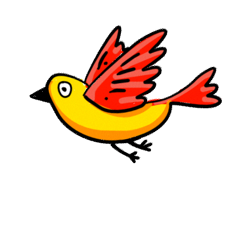 Bird Spring Sticker by startgmbh