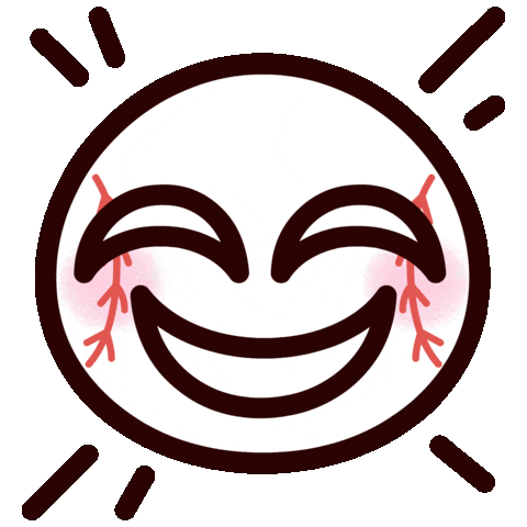 Baseball Smile Sticker