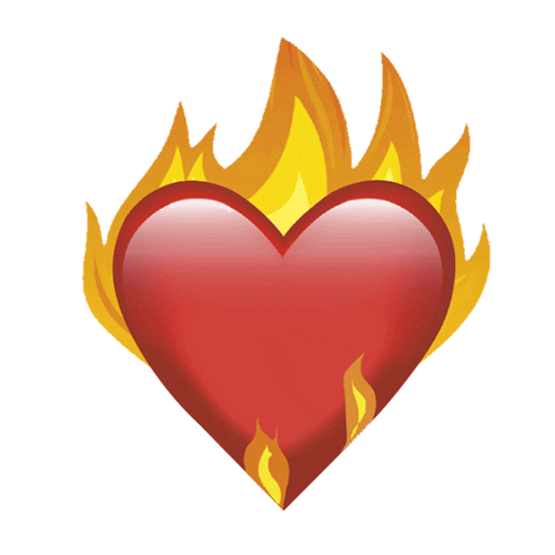 Heart Burn Sticker by Doubleday Books for iOS & Android | GIPHY
