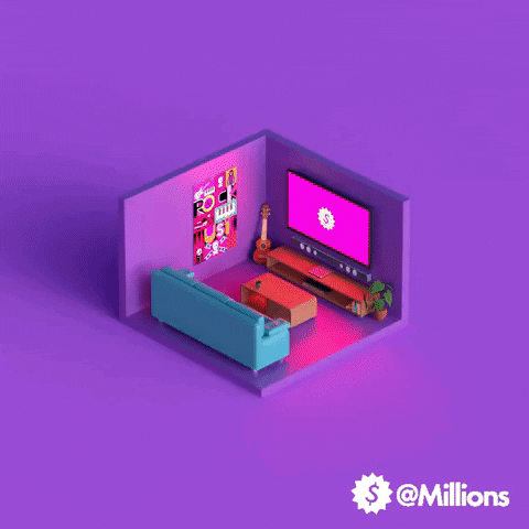 Living Room Television GIF by Millions