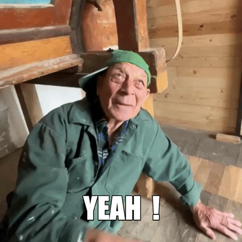 Grandpa Yolo GIF by le moulin de cepoy