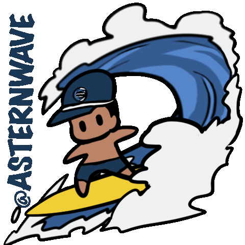 Astern Wave Sticker