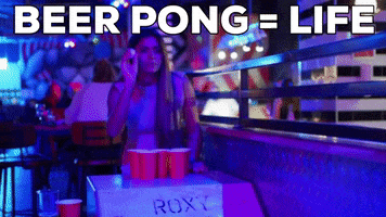 Beer Pong GIF by Roxy Ball Room