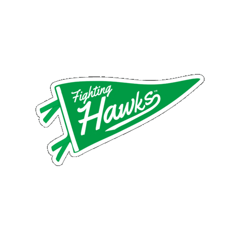 North Dakota Hawks Sticker by University of North Dakota