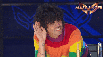 Hear Javier Ambrossi GIF by Mask Singer A3 Hear Javier Ambrossi GIF by Mask Singer A3