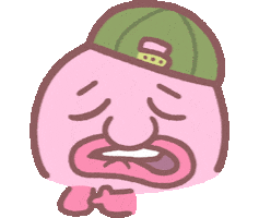 Down Bad Blobfish Sticker by KdeeStix