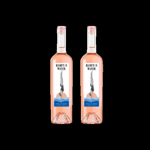 Rose Diver GIF by Hampton Water Wine Co.