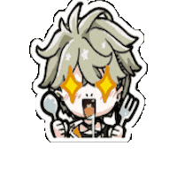 Hungry Sticker