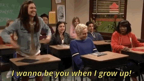 i wanna be you when i grow up adam driver GIF by Saturday Night Live