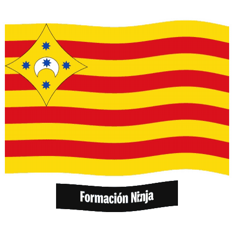 Flag Spain Sticker by Formación Ninja