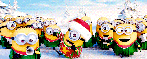 Minions Merry Christmas S Find And Share On Giphy