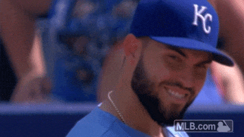 Kansas City Royals Smile GIF by MLB