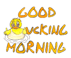 Good Morning Sticker