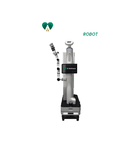 Smart Robot Sticker by AIWellness