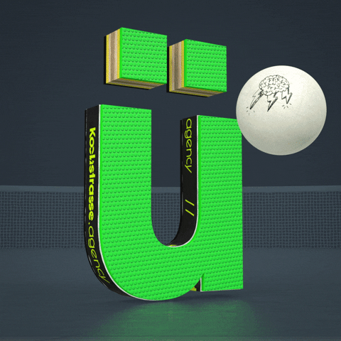 Ping Pong 3D GIF by Kochstrasse™