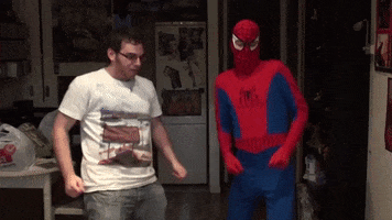 Spiderman Dance GIF by LLIMOO