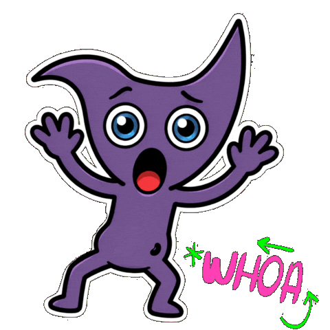 Scared Sticker by CwaZyVerse