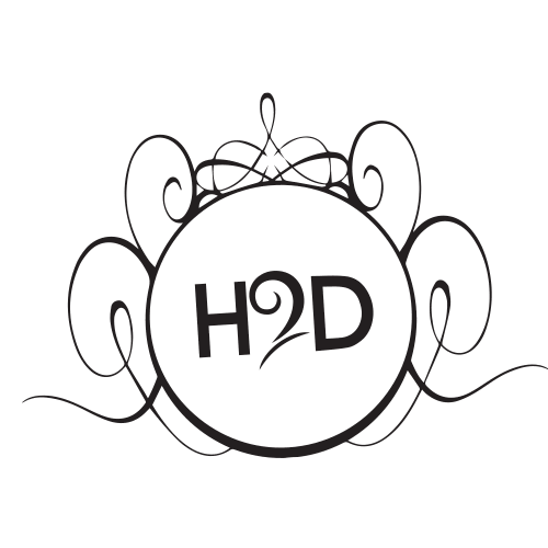Logo Symbol Sticker by H2D Haircare