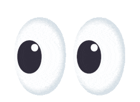 Eyes Looking Sticker by Slack