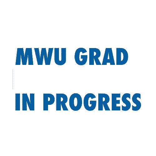 Mwuproud Sticker by Midwestern University