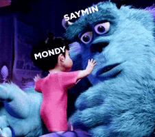 Monster Inc Hug GIF