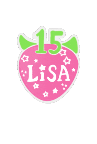 Lisa Strawberry Sticker