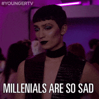 sad intern GIF by YoungerTV