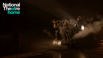 Steam Train Smoking GIF by National Theatre