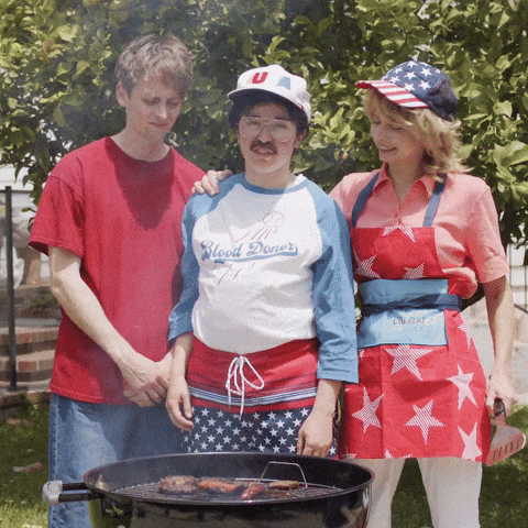 Grilling Fathers Day GIF by Natalie Palamides