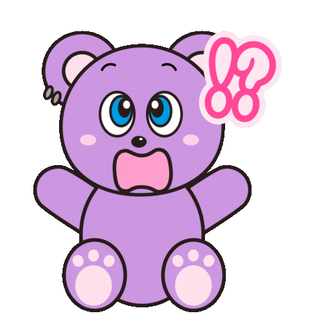 Bear Wow Sticker