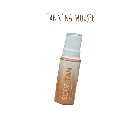 Tanning Mousse Sticker by Sobe tan by Fabiola