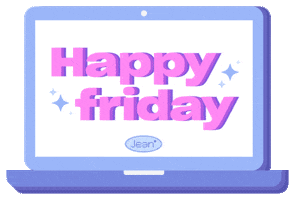 Weekend Happy Friday Sticker by Jean Agency